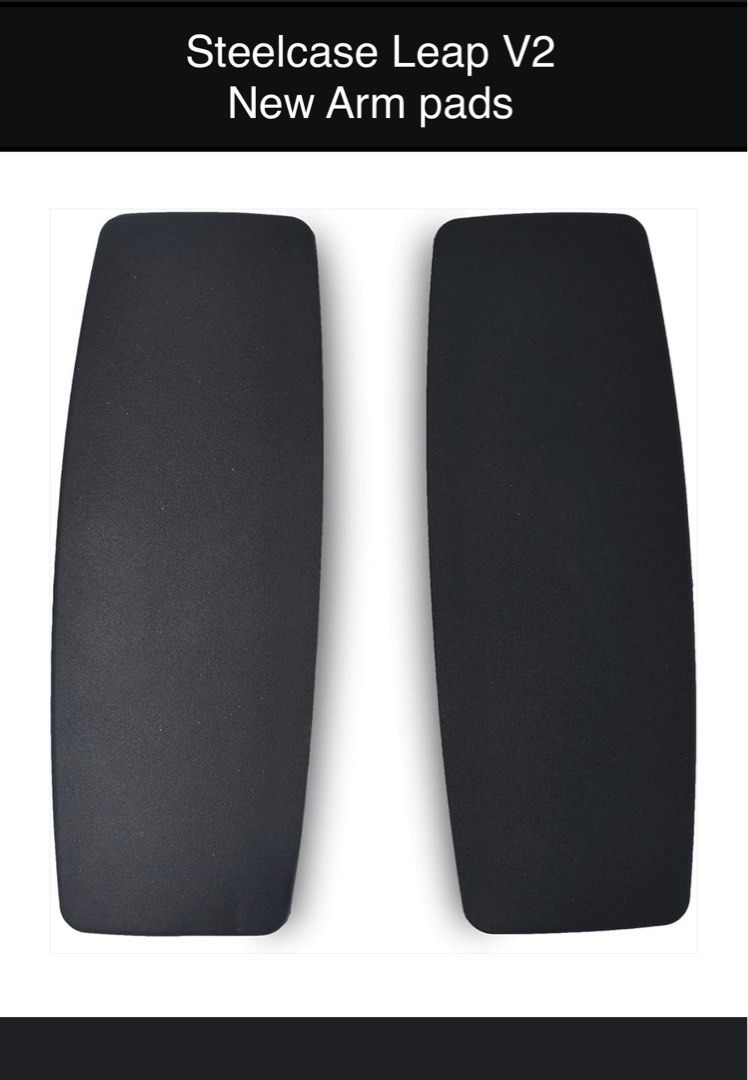 Steelcase Leap V2 arm cap armpads arm pads arm rest pad Furniture Home Living Furniture Chairs on Carousell