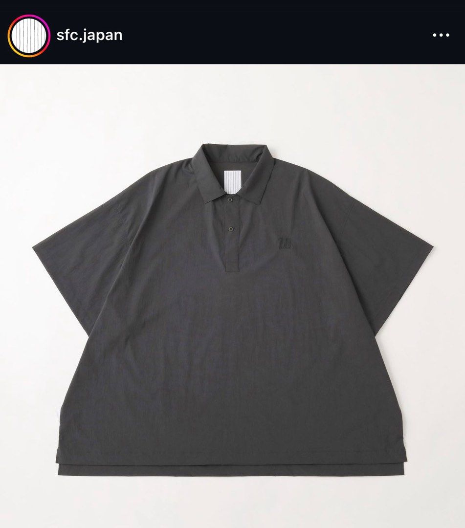 SEE SEE BIG NYLON POLO NAVY ennoy sfc
