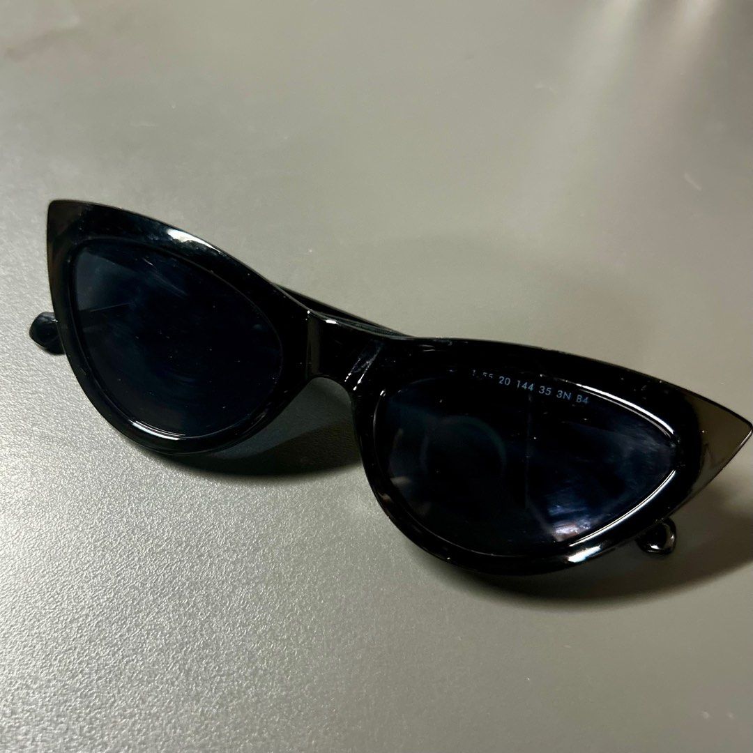 Sunnies Studios Zia in Ink / Black (Category: Sunglasses & Eyewear) located in Caloocan City. Submitted by escolar (Listing ID 1327010543, Image 2). Description: Cat Eye Frame With few scratches on temple (4th photo) Sunglasses only.