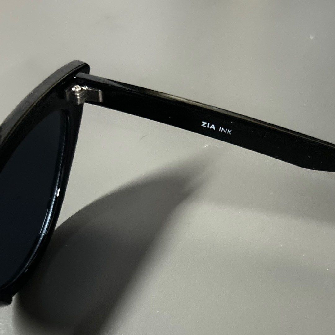 Sunnies Studios Zia in Ink / Black (Category: Sunglasses & Eyewear) located in Caloocan City. Submitted by escolar (Listing ID 1327010543, Image 3). Description: Cat Eye Frame With few scratches on temple (4th photo) Sunglasses only.