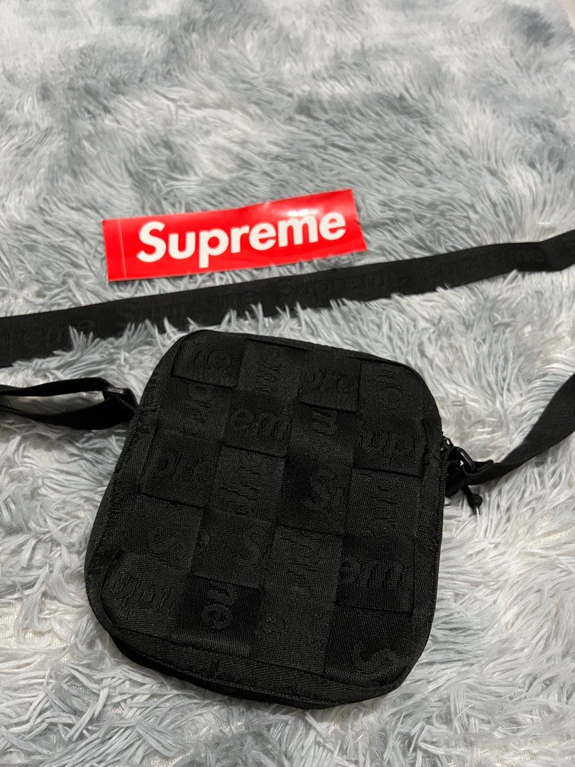 SUPREME WOVEN SLING BAG AUTHENTIC Men s Fashion Bags Sling Bags on Carousell
