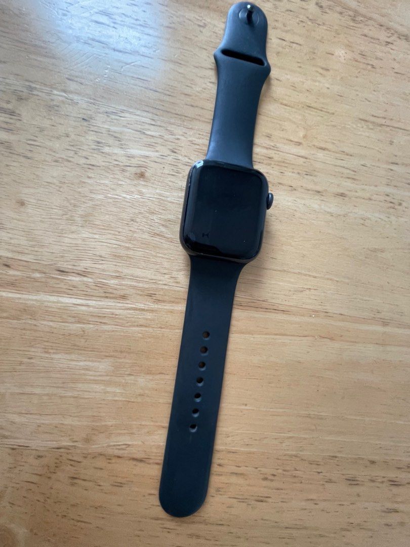 Apple Watch Series 5 GPS Space Grey Aluminium Case with Black Sport Band Women s Fashion Watches Accessories Watches on Carousell