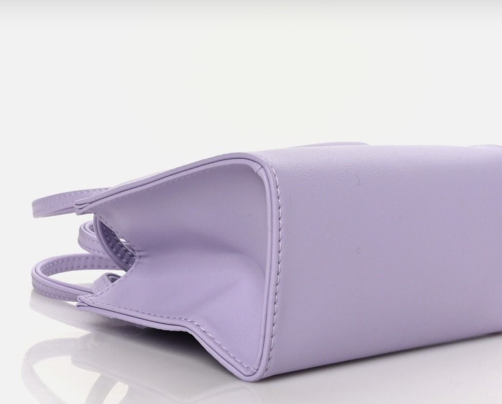 Telfar Small Shopping Bag - Lavender (Category: Cross-body Bags) located in Manila. Submitted by msgme (Listing ID 1326893086, Image 2). Description: Brand new with tag and dust bag! Onhand, ready to ship. Height 4 3/4", Width 6 5/8", Depth 3", Strap Drop 21", Handle Drop 4 3/4".