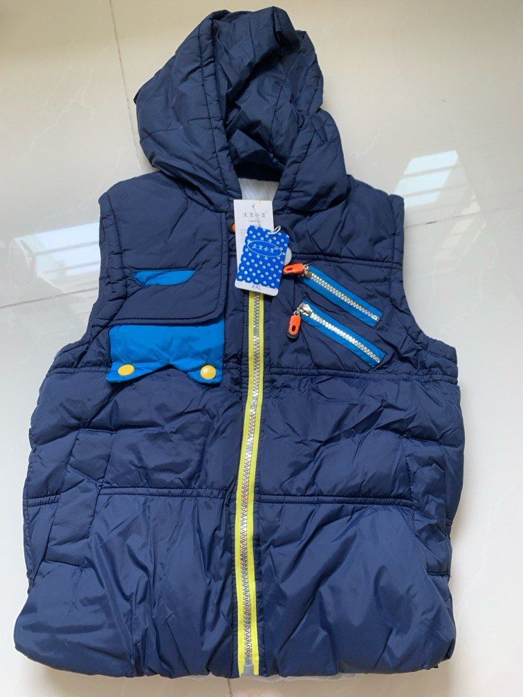 Kids Winter Thick Vest With Hood Babies Kids Babies Kids Fashion on Carousell