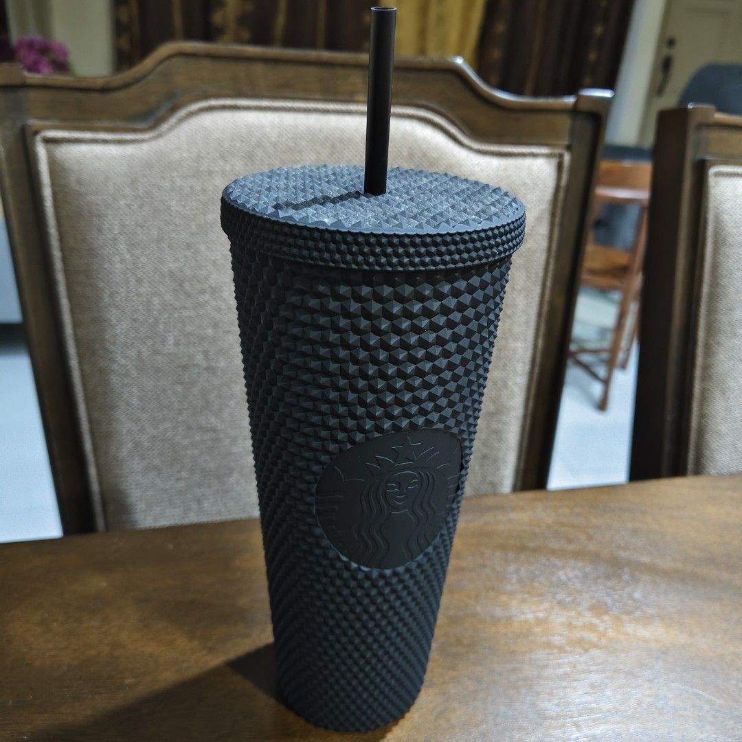 Tumbler Starbucks,Studded Tumbler,Sbux 2020,Asia Pasific, collectables,  official merchandise,water bottle Starbucks, original tumbler.black studded.,  Furniture & Home Living, Kitchenware & Tableware, Water Bottles & Tumblers  on Carousell