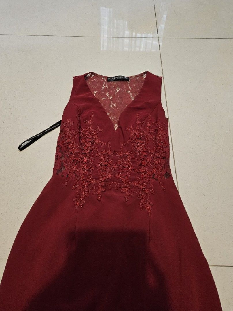 Little mistress lace top dress top