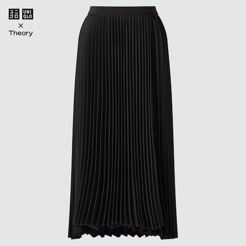UNIQLO X THEORY PLEATED WRAP SKIRT/ Uniqlo Assymetric wrap skirt