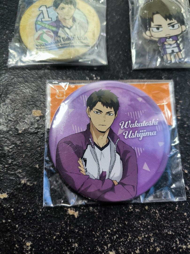 Ushijima haikyuu pins and keychain (Category: Character Goods) located in Pasay City. Submitted by donalduck16 (Listing ID 1326922038, Image 2). Description: Ushijima haikyuu pins and keychain anime volleyball haikyuu.