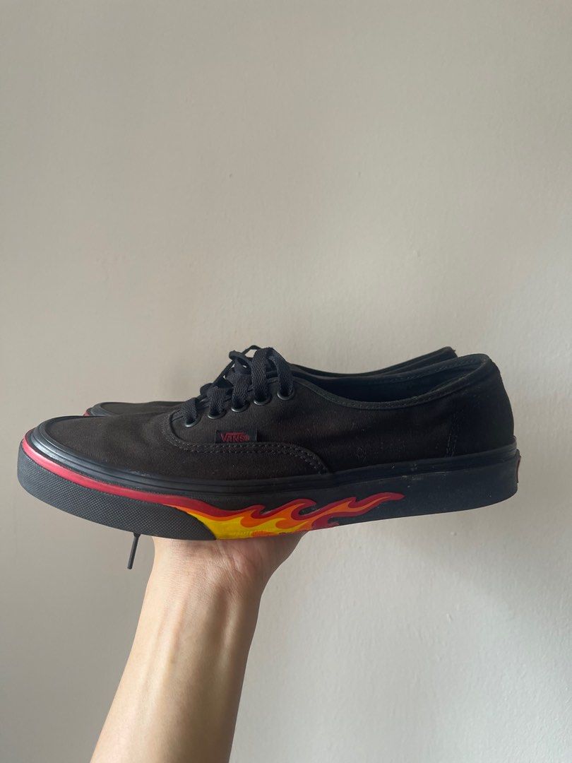 Vans flame wall authentic cheap