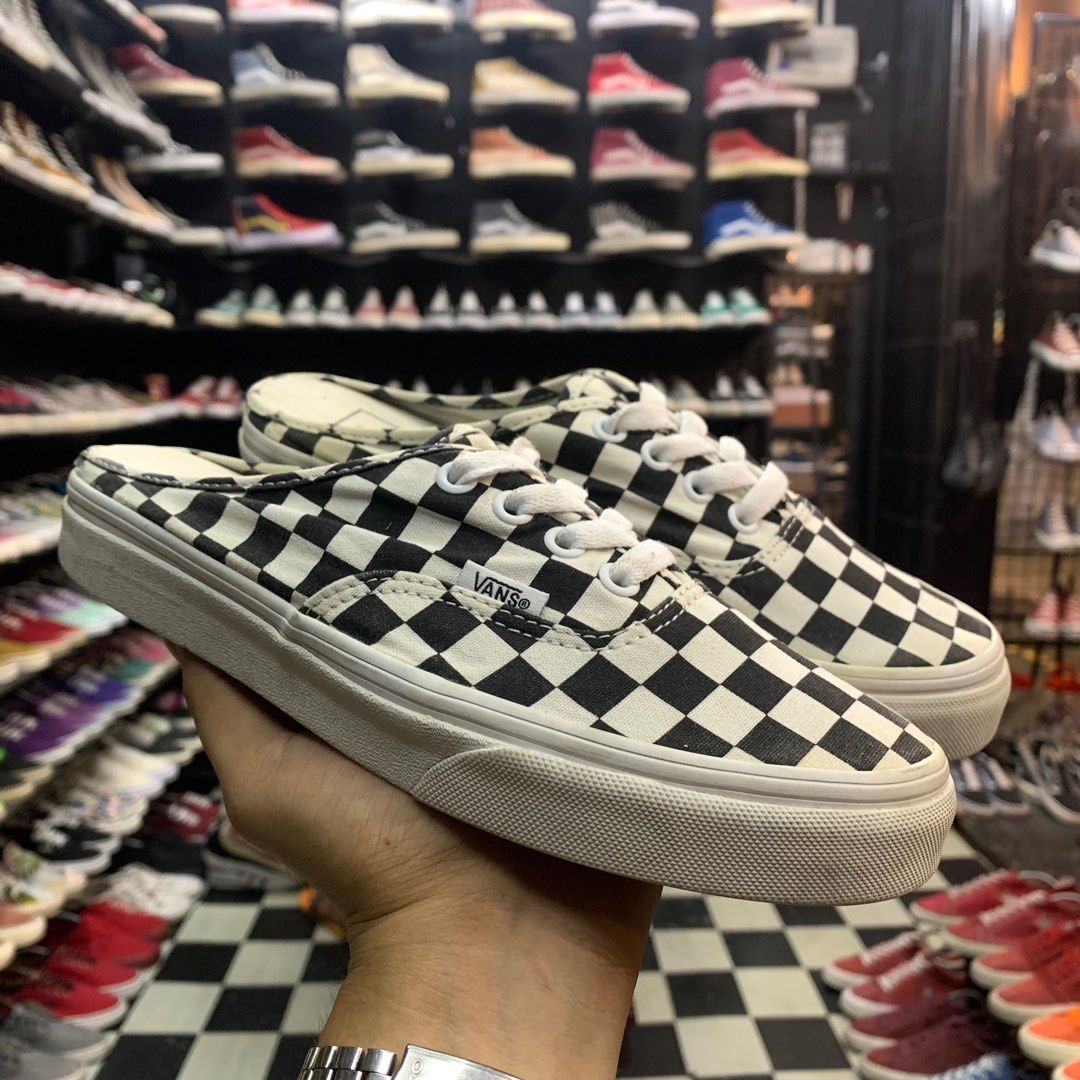 Vans Authentic Mule Checkerboard