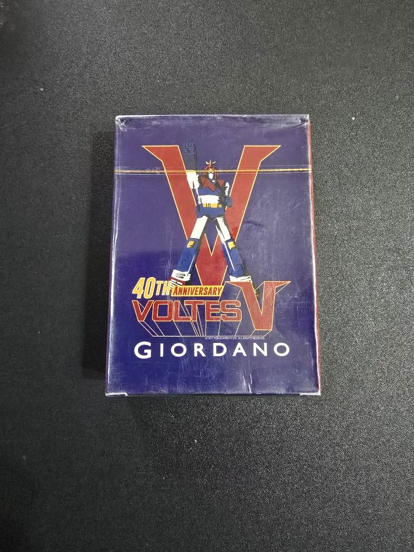 Voltes V Giordano 40th Commemorative Cards (Category: Raw Singles) located in Makati City. Submitted by michaelbryant (Listing ID 1326904565, Image 2). Description: Brand new Sealed.