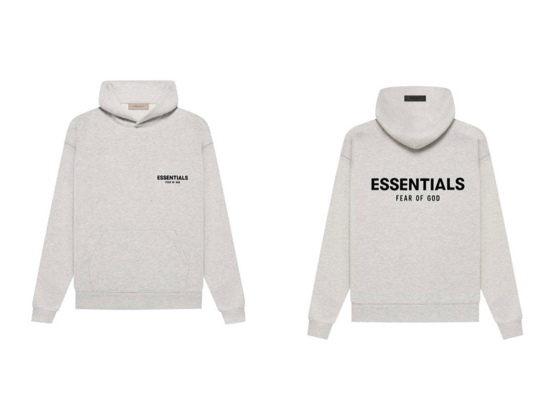 Fog essentials oatmeal hoodie clearance
