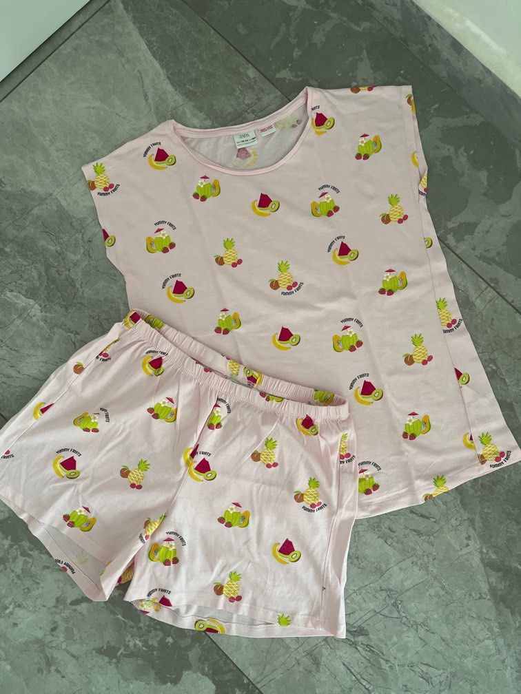 Zara girl sleepwear set size 13 14