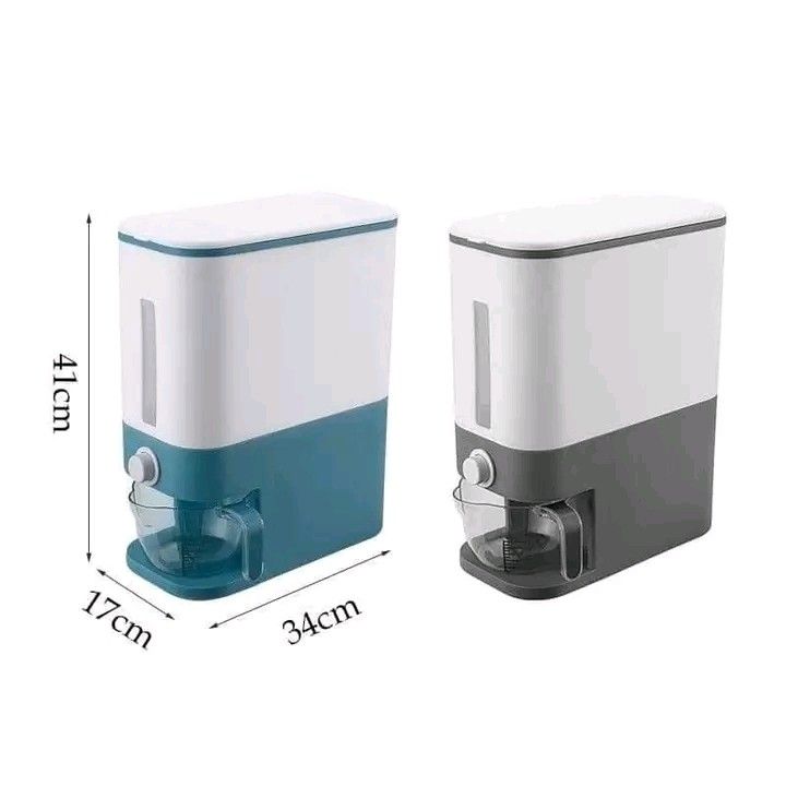 8kg Rice Dispenser and Storage with measuring cup (Category: Other Kitchenware & Tableware) located in Manila. Submitted by micoooy (Listing ID 1327140433, Image 2). Description: .