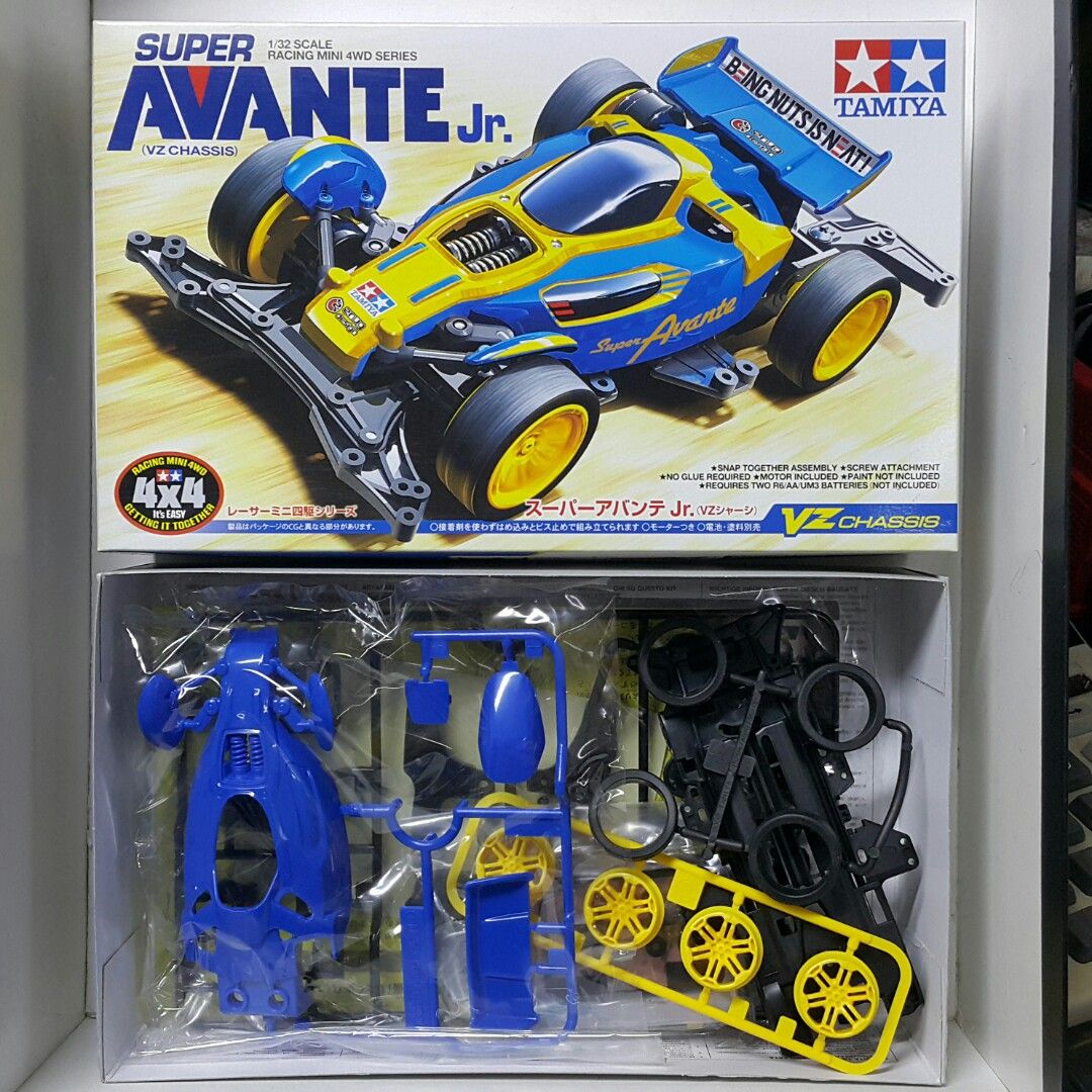 田宮18101 迷你四驅車賽車系列- 超級前衛者JR. 拼裝模型TAMIYA 1/32