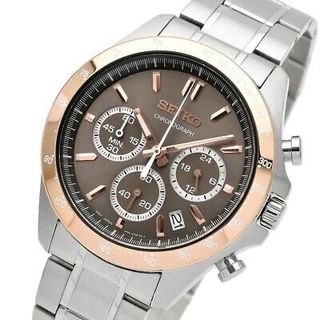 精工 SEIKO CHRONOGRAPH 石英錶 SPIRIT series SBTR026 Brown Dial 啡色面 100M 防水 SBTR-02664214782016515110