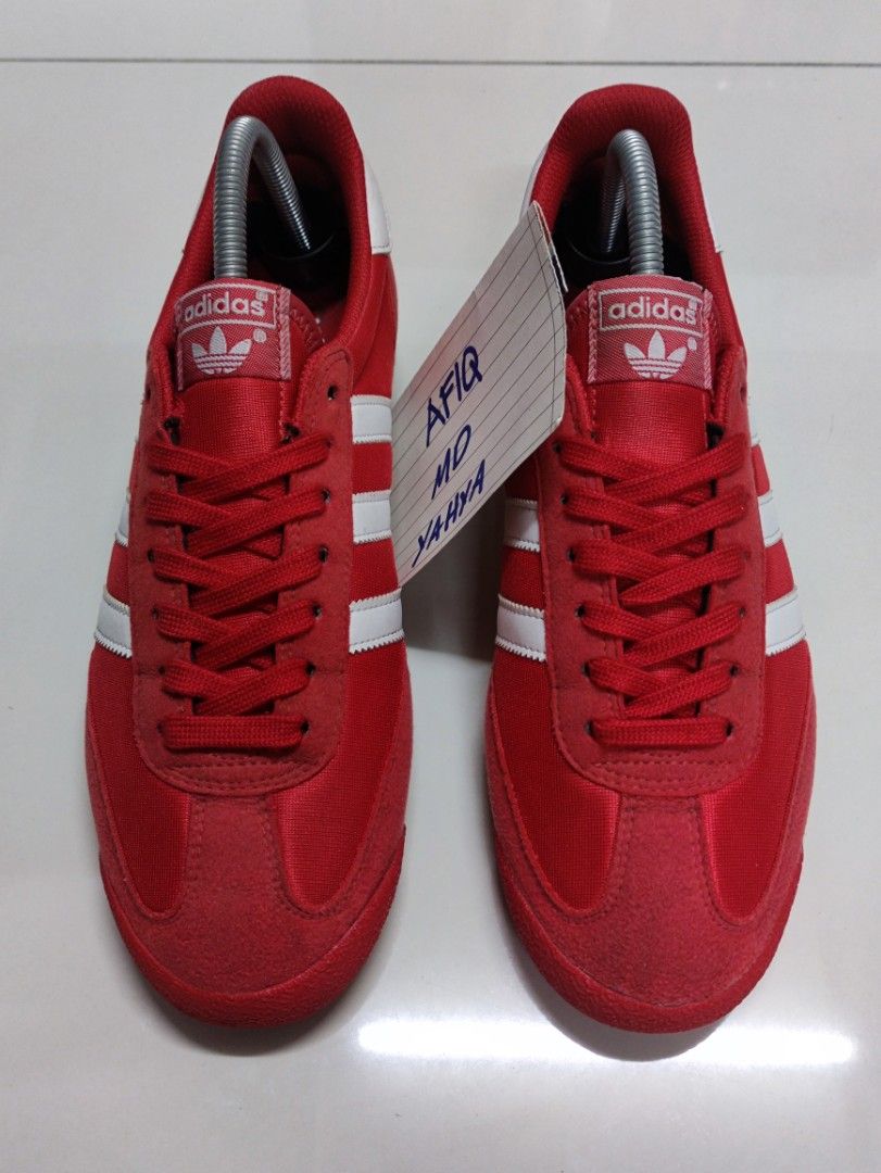 Adidas Dragon OG Red 8uk Men s Fashion Footwear Sneakers on Carousell
