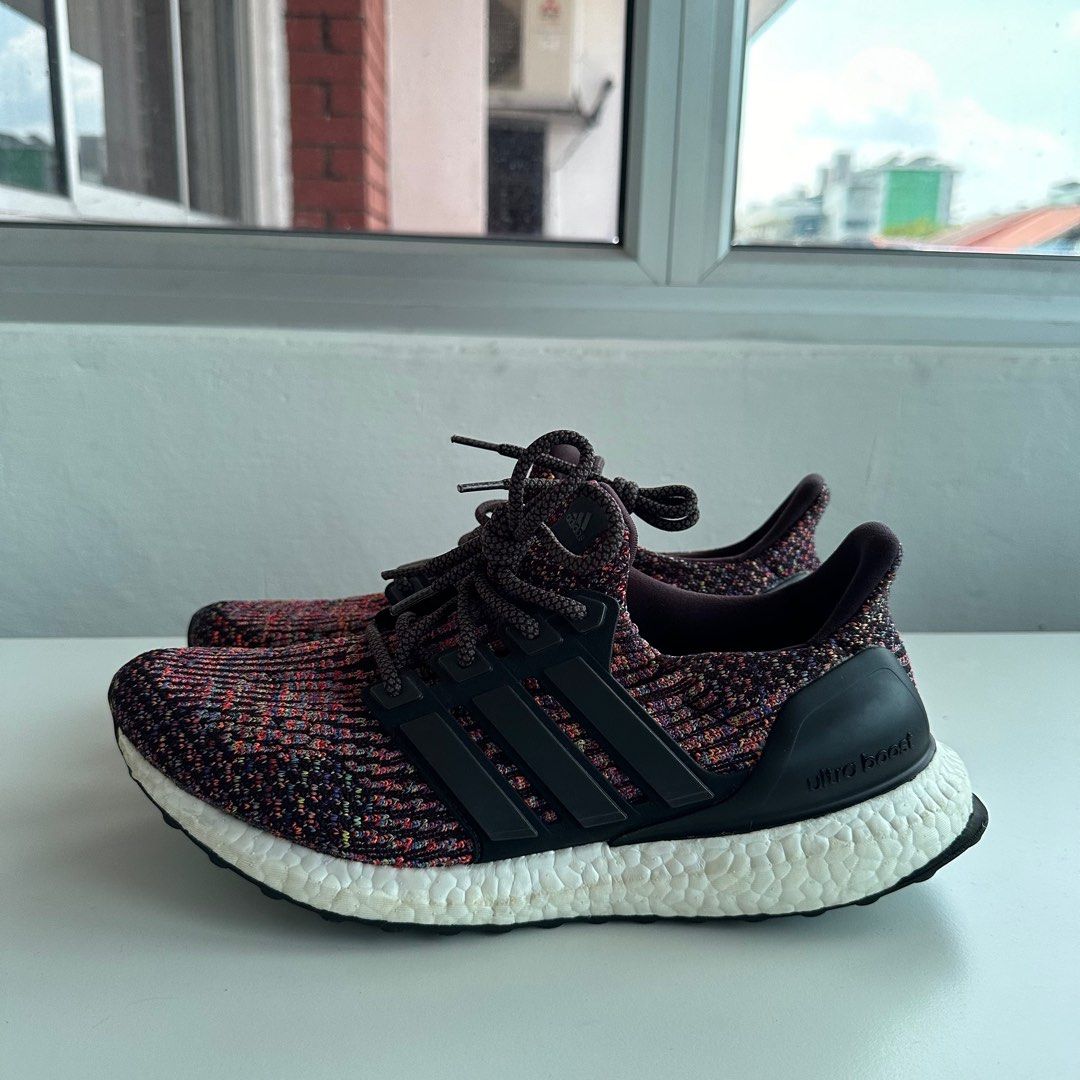 Adidas Ultra Boost multicolor UK8 Men s Fashion Footwear Sneakers on Carousell