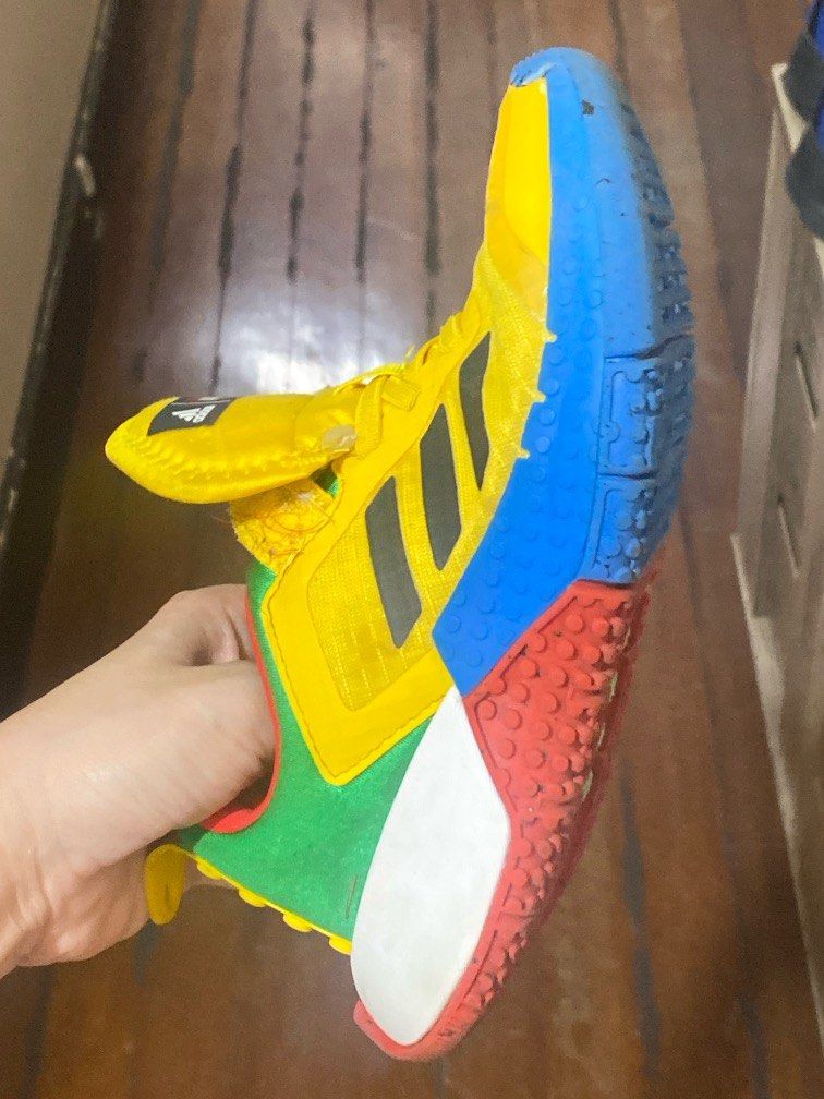 adidas gazelle silver green womens Yellow Lego Athletic Shoes (US 5K)