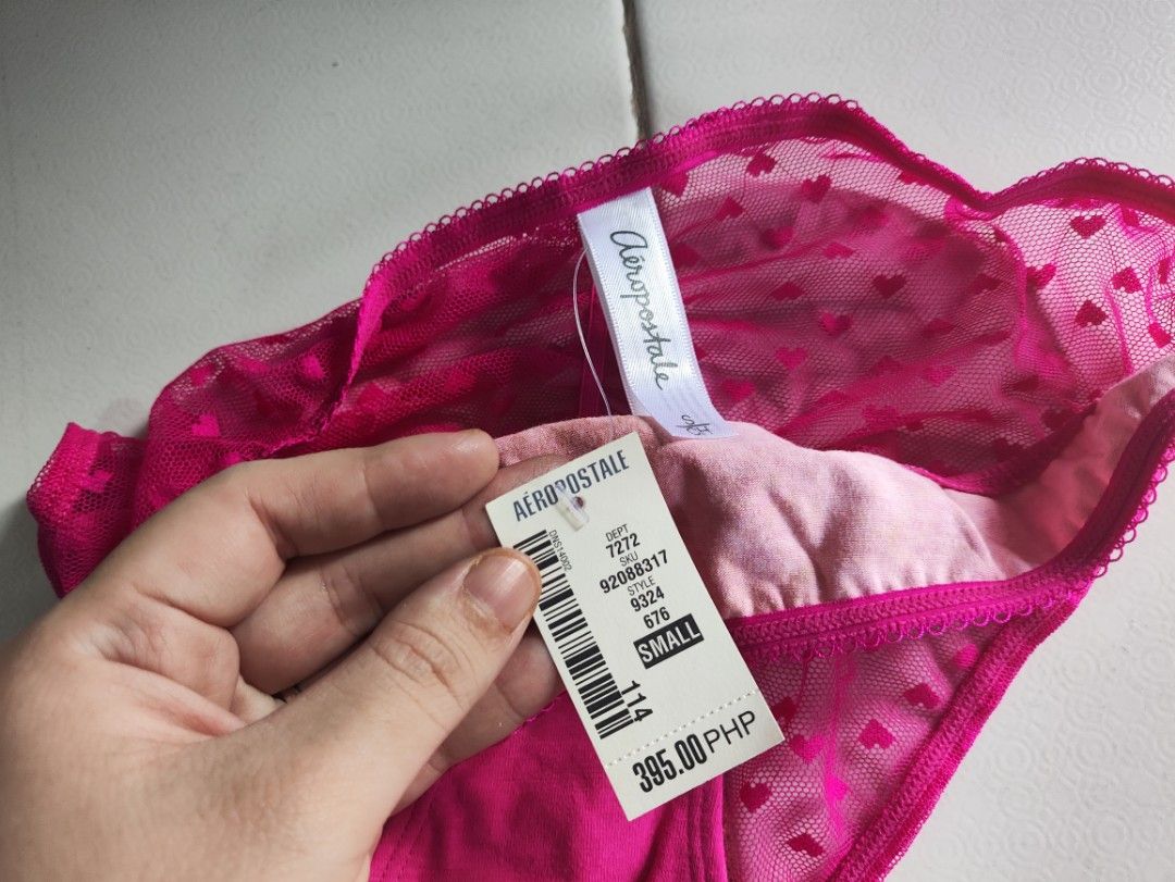 Aeropostale pink underwear (Category: Undergarments & Loungewear) located in Quezon City. Submitted by pickitty (Listing ID 1327130424, Image 3). Description: .