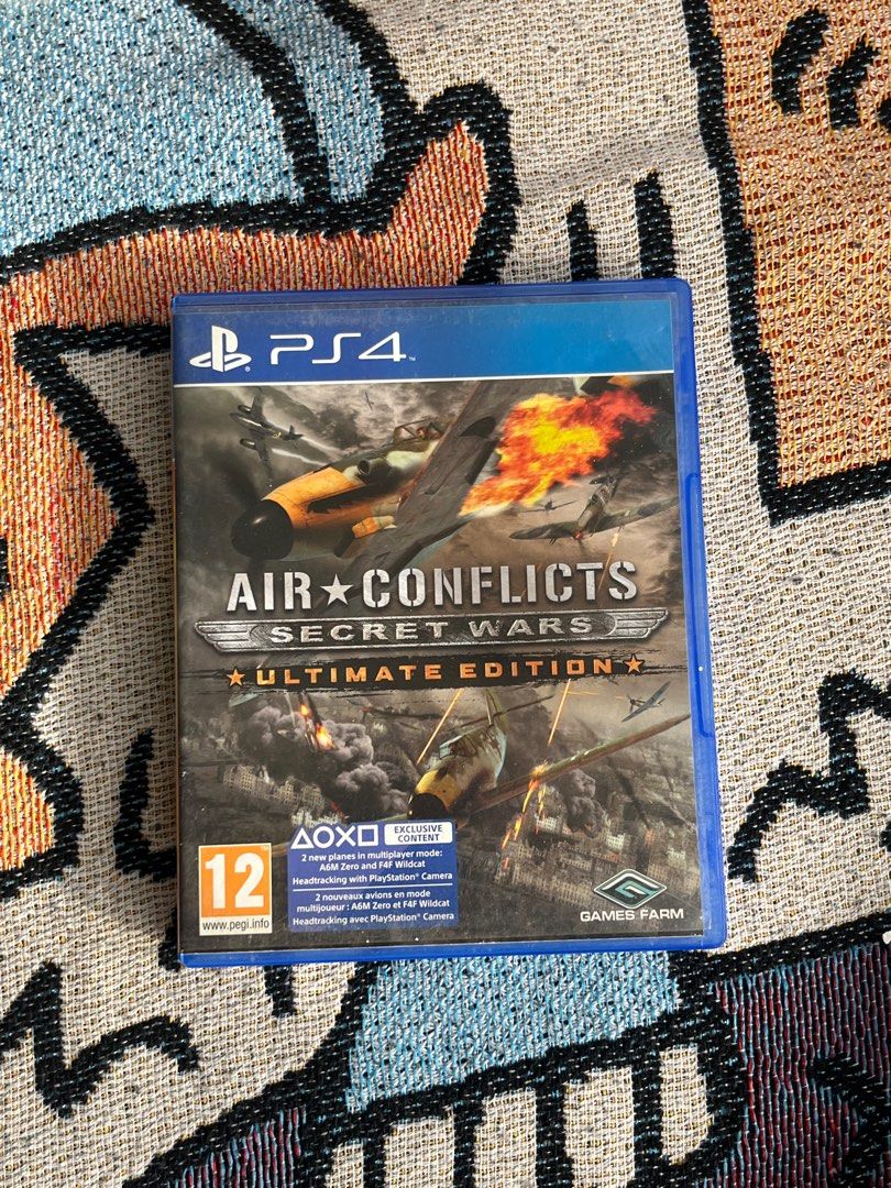 AIR CONFLICTS Secret Wars Ultimate Edition PS4 (Category: PlayStation) located in Quezon City. Submitted by toebeanmaguire111 (Listing ID 1327153645, Image 1). Description: ✅Discs are working and cases are like new / no wears ✅Payment through GCASH / BPI / COD through GRAB or LALAMOVE (buyer will shoulder) ✅RFS: Enjoyed playing these games but its been a while and need to declutter + got a steamdeck + my cute dog in the pics needs heart meds for 