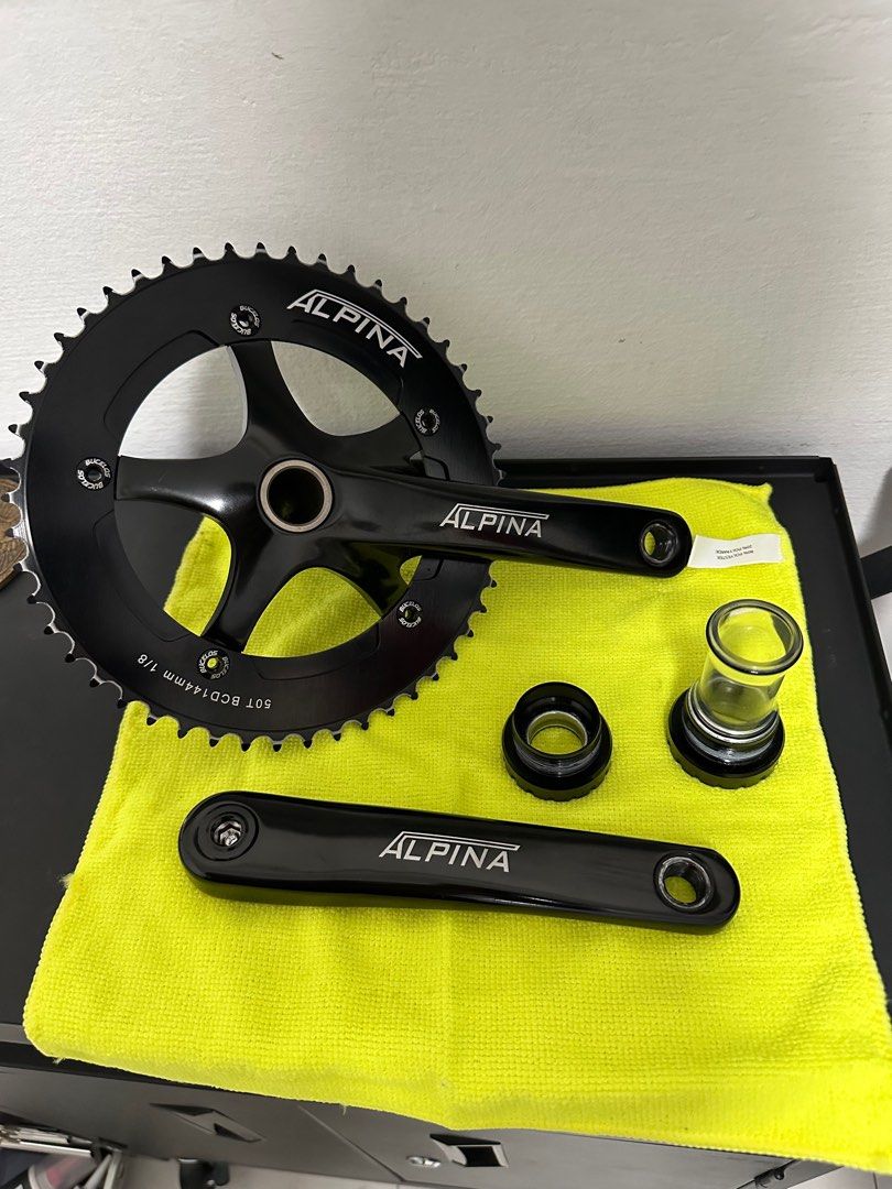 Alpina track crankset 50T with bottom bracket fixed gear
