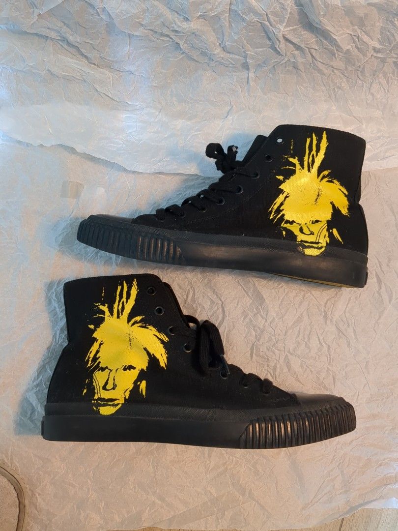 Amazing Calvin Klein Jeans Andy Warhol high top sneakers Carousell