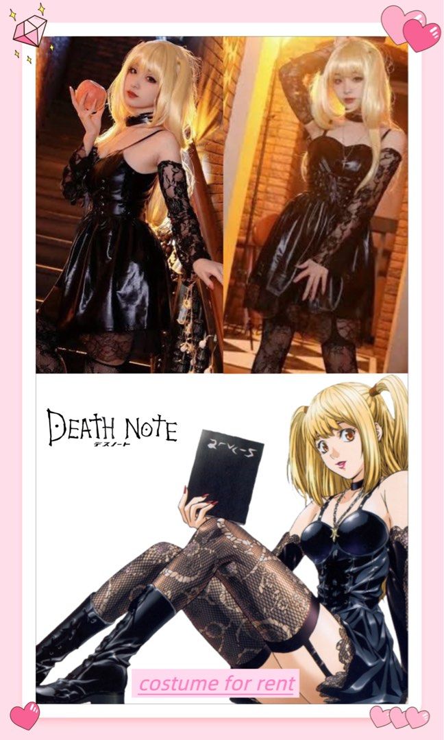Anime Cosplay Misa Amane Death Note Costume Wig Accessories Black Dress Dark Gothic Theme Set, Women's Fashion, Dresses & Sets, Dresses on Carousell Anime Cosplay Misa Amane Death Note Costume Wig Accessories Black Dress Dark Gothic Theme Set, Women's Fashion, Dresses & Sets, Dresses on Carousell