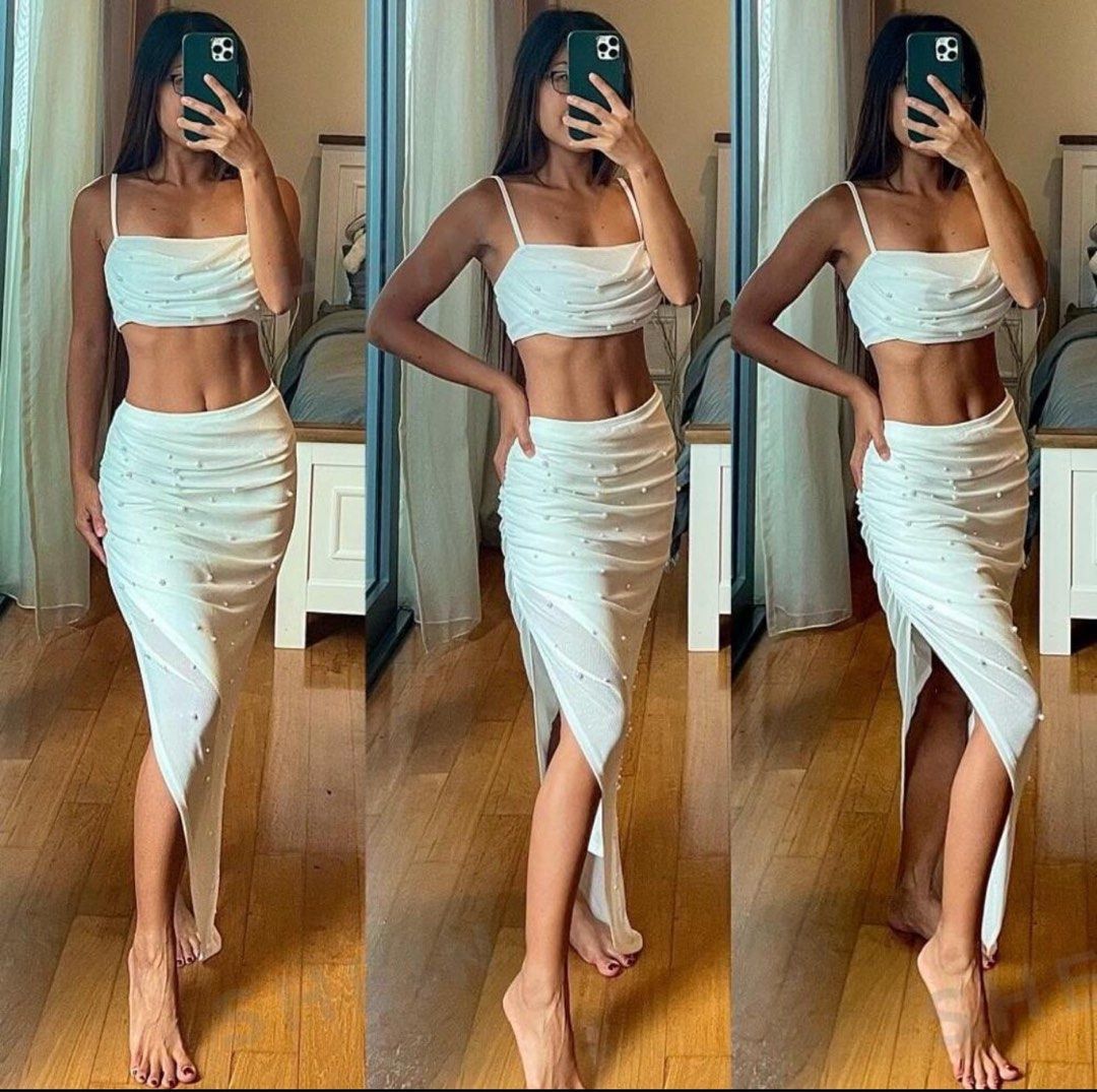 Asymmetrical skirt ruched cheap