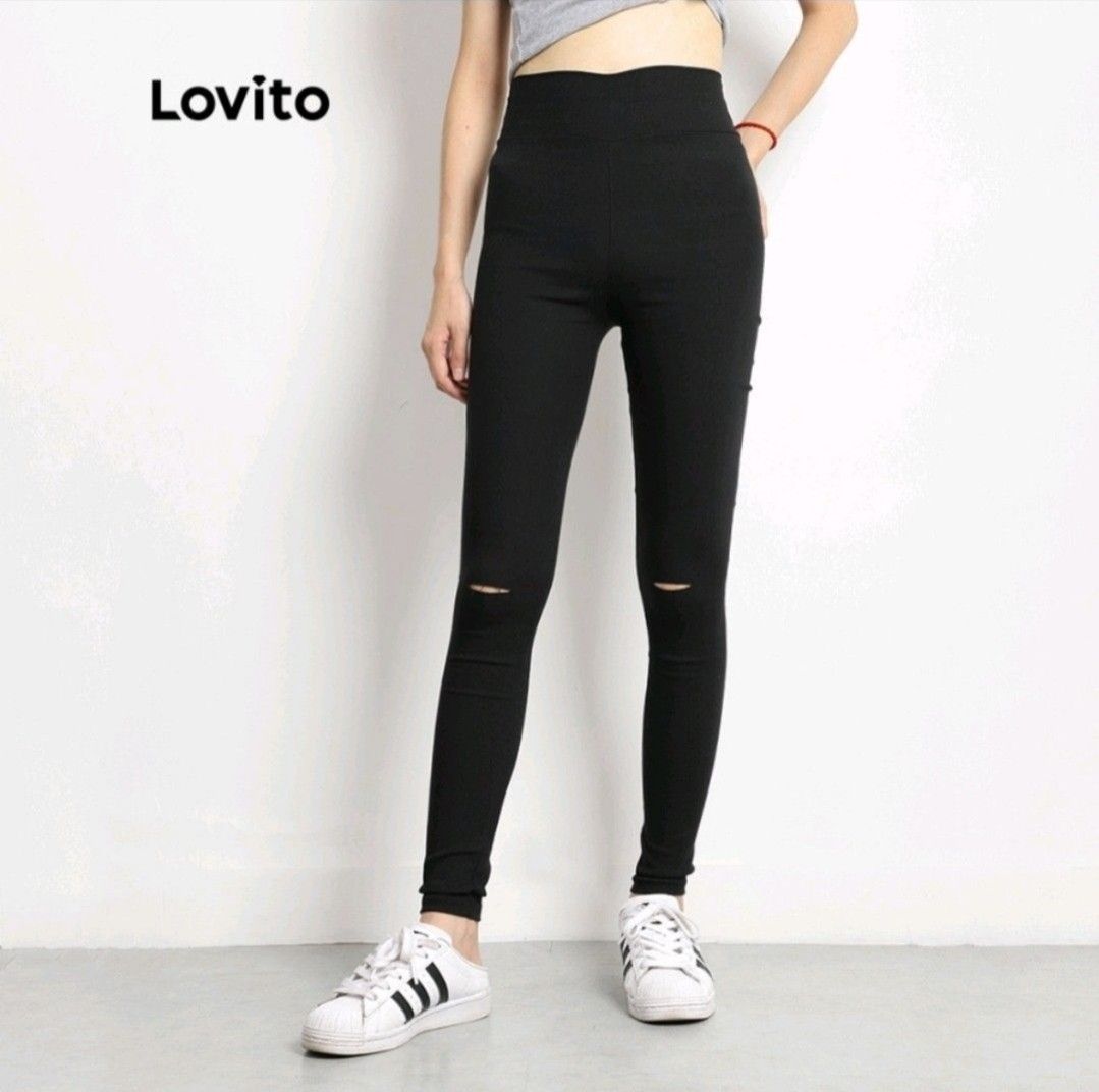 Knee ripped jeggings store