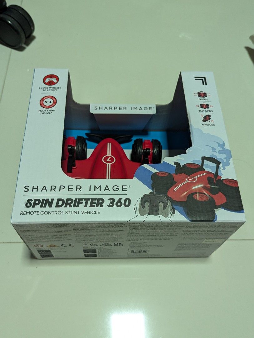 Brand New Sharper Image Spin Drifter 360 Red Toy Car with Stunts Hobbies Toys Toys Games on Carousell