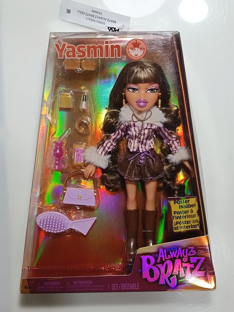 Ily 4ever Doll Bratz Alwayz Yasmin Fashion Doll, 10 Accessories