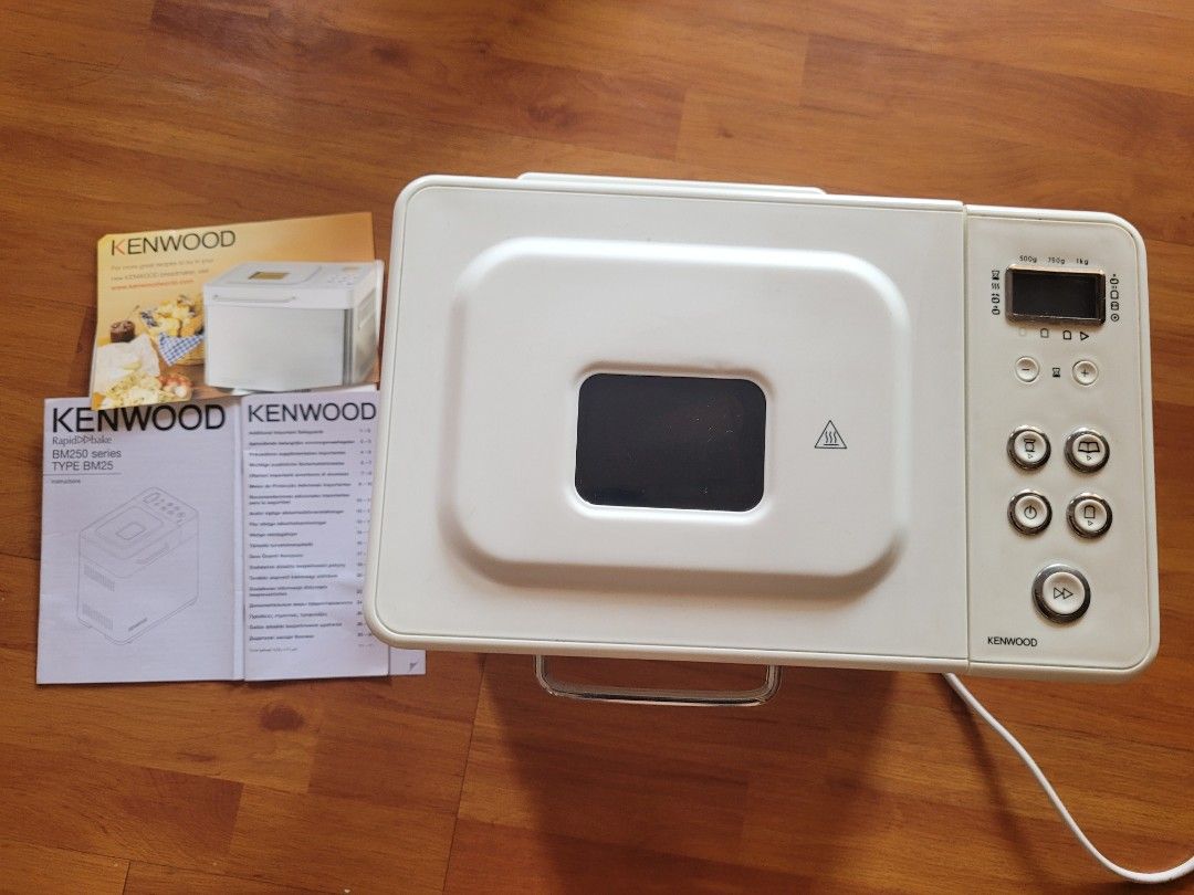 Bread maker (Category: Bakeware) located in Singapore. Submitted by quickhorse.05a8eb (Listing ID 1327094366, Image 2). Description: KENWOOD bread maker, seldom used, less than 10 times..