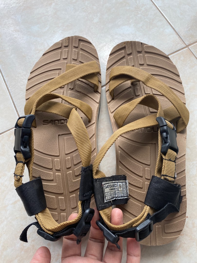 Brown Sandugo Sandals Size 9 Women s Fashion Footwear Sandals on Carousell
