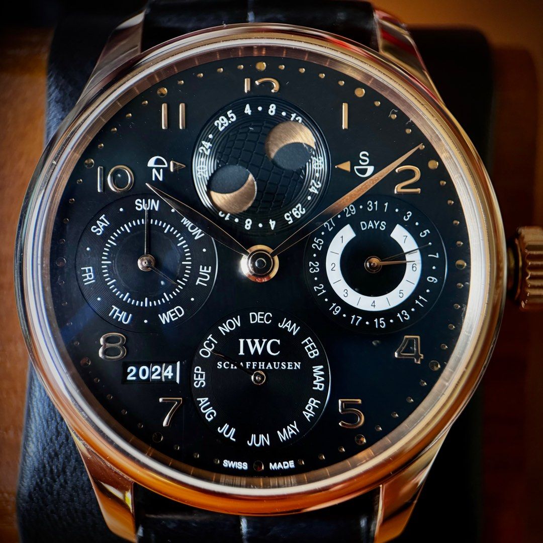 Iwc perpetual calendar rose gold clearance