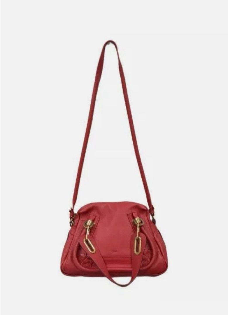 Chloe paraty medium (Category: Luxury Bags & Wallets) located in Makati City. Submitted by denvergirl1119 (Listing ID 1327205940, Image 2). Description: 2way medium size bag. No signs of use, still pretty. Leather and color maganda pa. With dustbag and auth card.