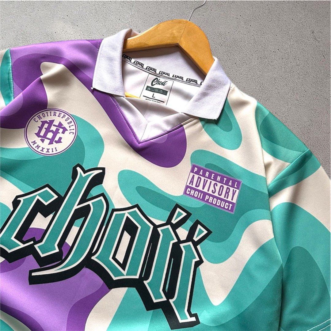 Choii Worldwide Crime Bear V1 Retro Collar Jersey, Men's Fashion, Tops ...