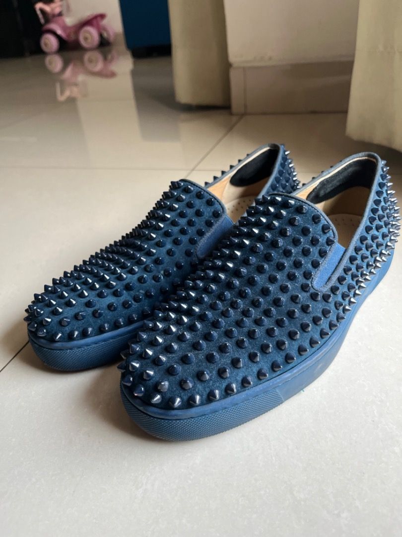 Christian Louboutin Roller Boat Blue Green