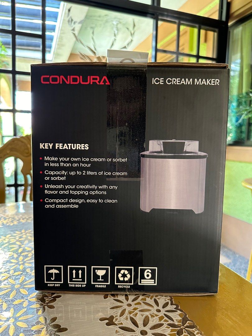 CONDURA ICE CREAM MAKER - SEALED (Category: Ice-cream Makers) located in Cavite. Submitted by leostash (Listing ID 1327121769, Image 2). Description: Brandnew-Sealed .