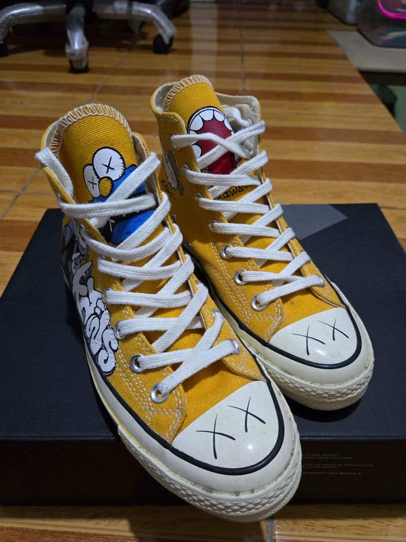 Converse 70s Kaws Women s Fashion Footwear Sneakers on Carousell