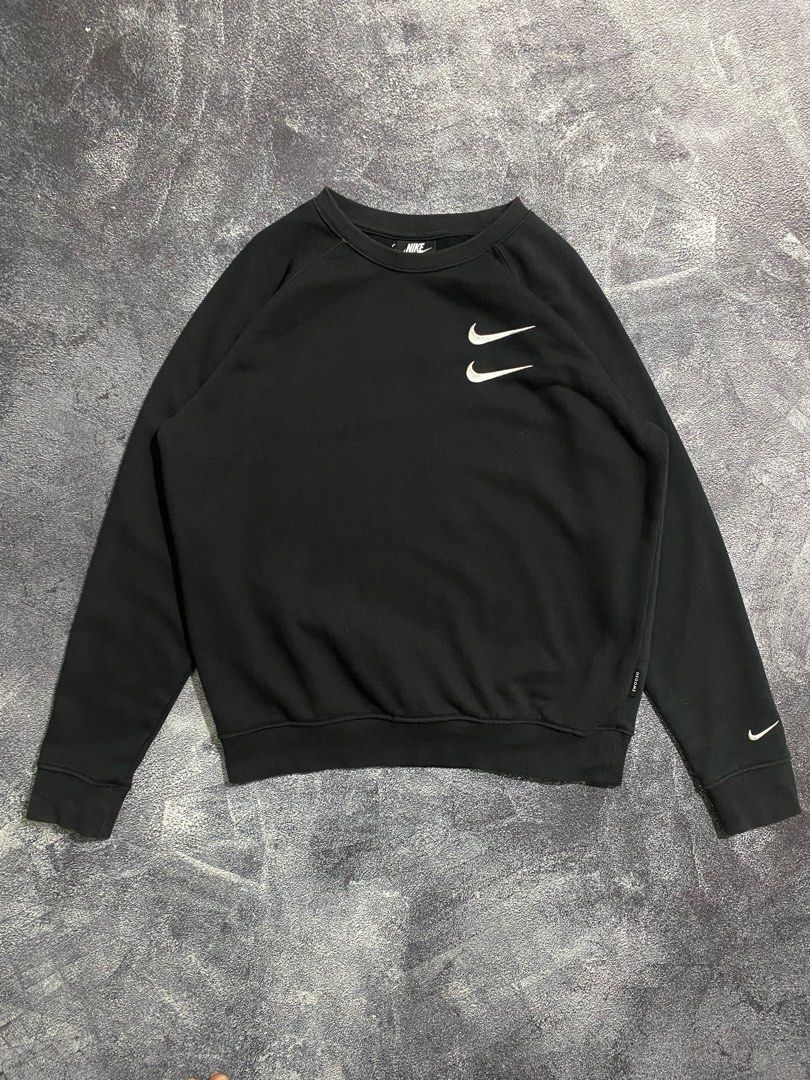 Homme Nike Pull Double Nike Noir Sweat à Capuche Et Zip Nike