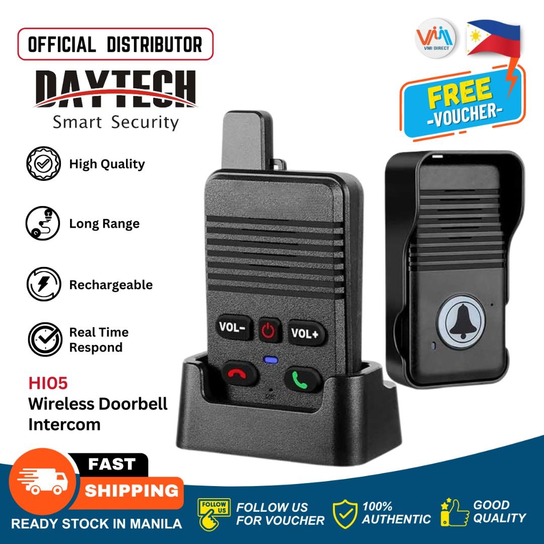 PANDAAR Wireless Intercom Doorbell 4900ft Range,Two Way Intercom With 3 - View #7