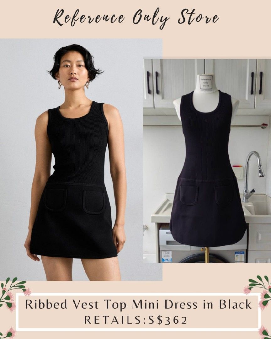 Ribbed vest dress cheap