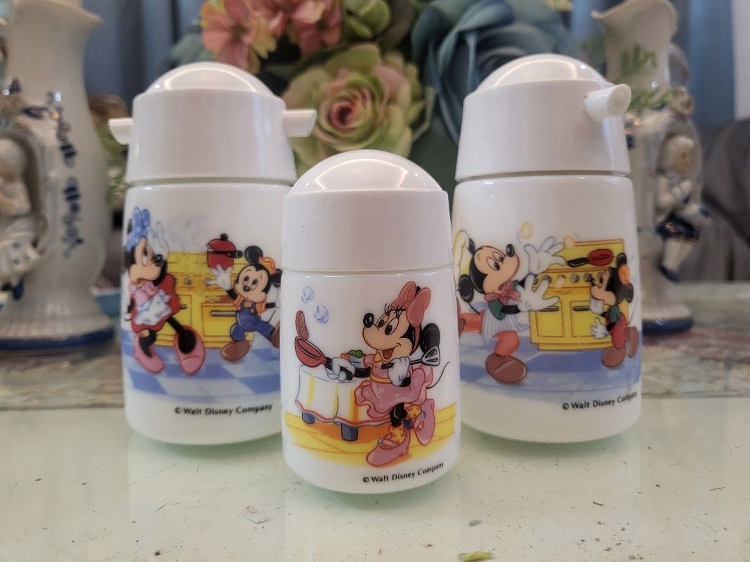 Disney Mickey × Minnie Condiments Dispenser Set (Category: Other Kitchenware & Tableware) located in San Fernando. Submitted by jpmarketplace2023 (Listing ID 1327175312, Image 1). Description: 💚 All items are authentic from Japan. 💛 MOP: GCash (❌️ GCash Protect) 🩵 MOD: LBC only (❌️ S. Checkout, COD, COP) 💙 Meet-up: Vista Mall, San Fernando, Pampanga 💜 All items are on-hand. 🧡 First to pay gets the item first. ❤️ Breakable items are packed w