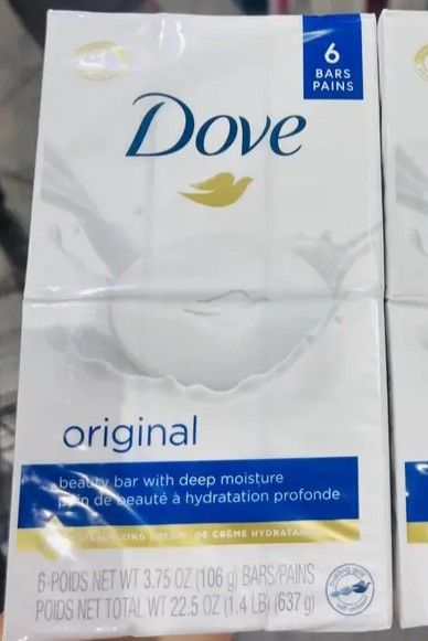 Dove original pack of 6 (Category: Body Care) located in Manila. Submitted by michie2018 (Listing ID 1327099232, Image 1). Description: dove bar soap by 6.