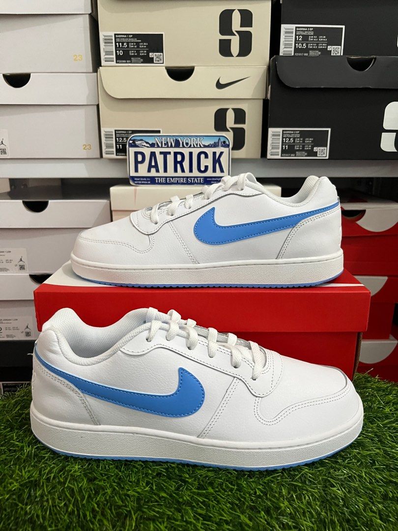 Ebernon Low Blue Swoosh Men s Fashion Footwear Sneakers on Carousell