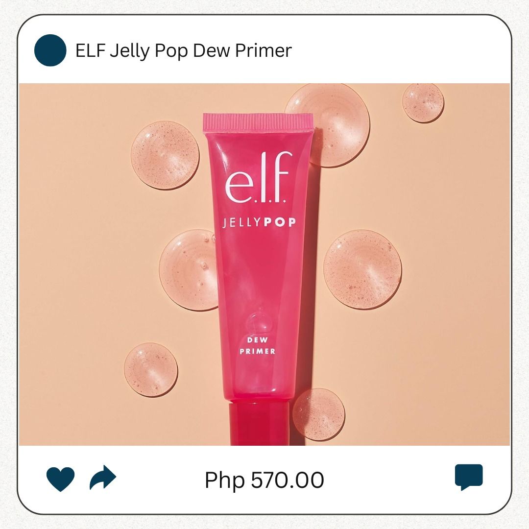 ELF Jelly Pop Dew Primer (Category: Makeup) located in Batangas. Submitted by shop_petrichor (Listing ID 1327036087, Image 1). Description: ELF Jelly Pop Dew Primer - Php 570.00 .