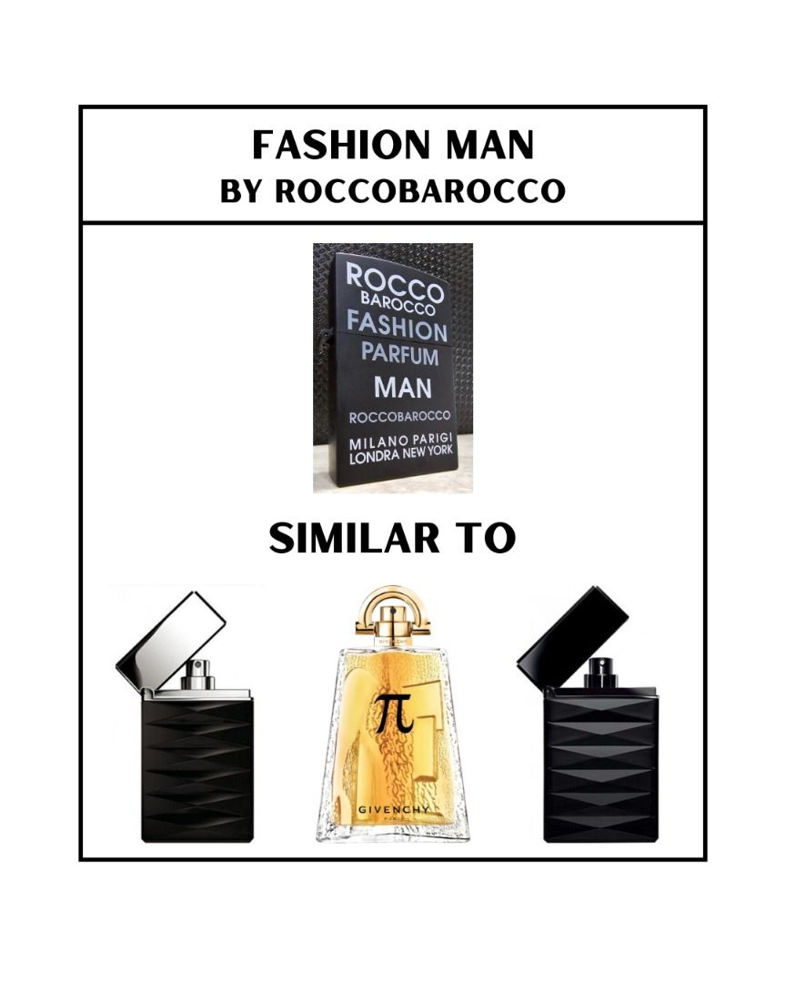Fashion Man Roccobarocco Similar to Givenchy Pi Givenchy Armani Attitude Giorgio Armani Discontinued Attitude Extreme Giorgio Armani