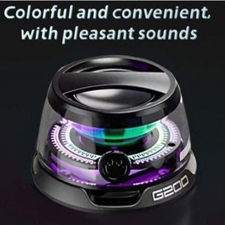G200 Portable Wireless Bluetooth Speaker RGB Lighting Magnetic Mini ...