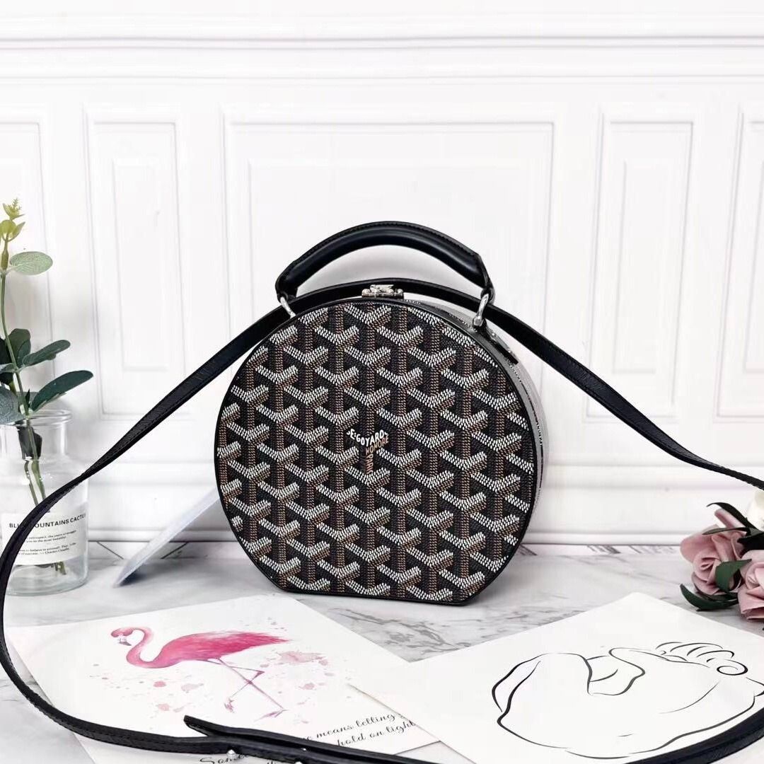 Goyard Alto Hatbox Trunk Bag in Black Luxury Bags Wallets on Carousell